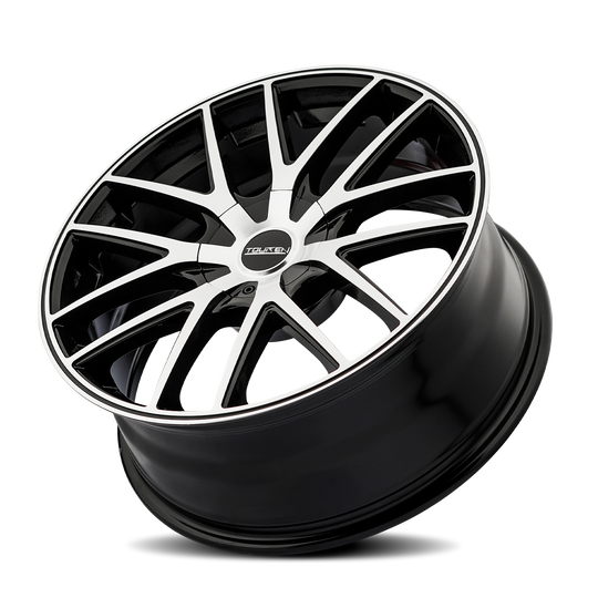 3260-2804MB - Touren TR60 20X8.5 5X114.3 / 5X120 ET 20mm Matte Black Machined - Touren Wheels Canada