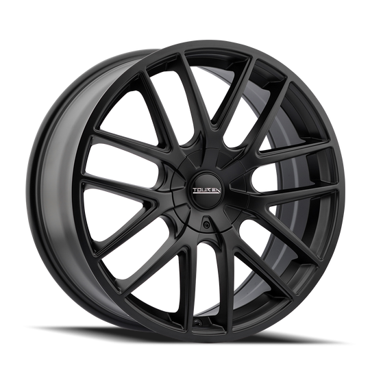 3260-7701FMB - Touren TR60 17X7.5 4X100 / 4X114.3 ET 42mm Full Matte Black - Touren Wheels Canada