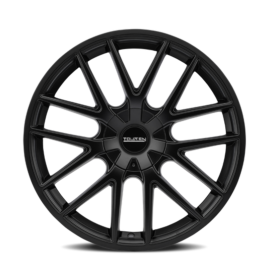 3260-8803FMB - Touren TR60 18X8 5X100 / 5X114.3 ET 40mm Matte Black - Touren Wheels Canada