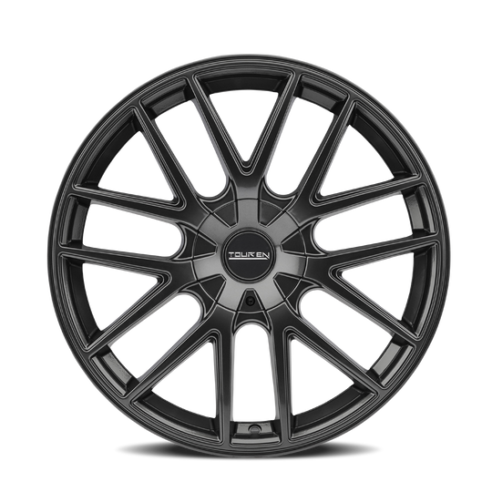 3260-9809G - Touren TR60 19X8.5 5X112 / 5X120 ET 40mm Matte Gunmetal - Touren Wheels Canada