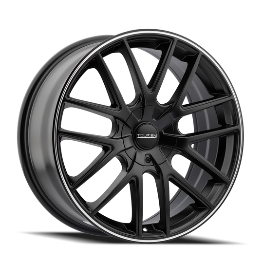 3260-6720FMB - Touren TR60 16X7 4X108 / 5X108 ET 42mm Matte Black - Touren Wheels Canada