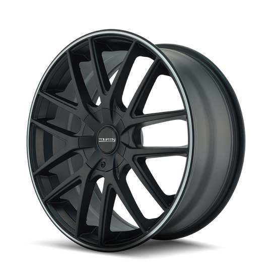 3260-6720MB - Touren TR60 16X7 4X108 / 5X108 ET 42mm Matte Black with Machined Ring - Touren Wheels Canada