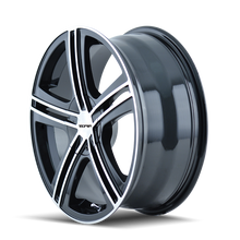 Charger l'image dans la galerie, 3262-6711B - Touren TR62 16X7 5X110 / 5X115 ET 40mm Gloss Black Machined - Touren Wheels Canada