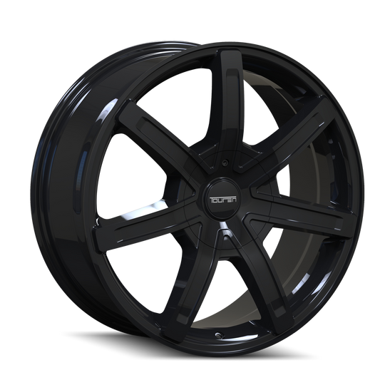3265-7714B - Touren TR65 17X7.5 5X108 / 5X114.3 ET 40mm Black - Touren Wheels Canada