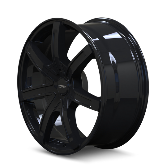 3265-7714B - Touren TR65 17X7.5 5X108 / 5X114.3 ET 40mm Black - Touren Wheels Canada