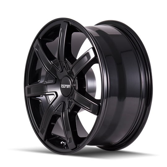 3265-7790B - Touren TR65 17X7.5 6X120 / 6X132 ET 30mm Gloss Black - Touren Wheels Canada