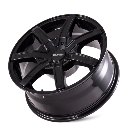 3265-7737B - Touren TR65 17X7.5 6X135 / 6X139.7 ET 20mm Gloss Black - Touren Wheels Canada