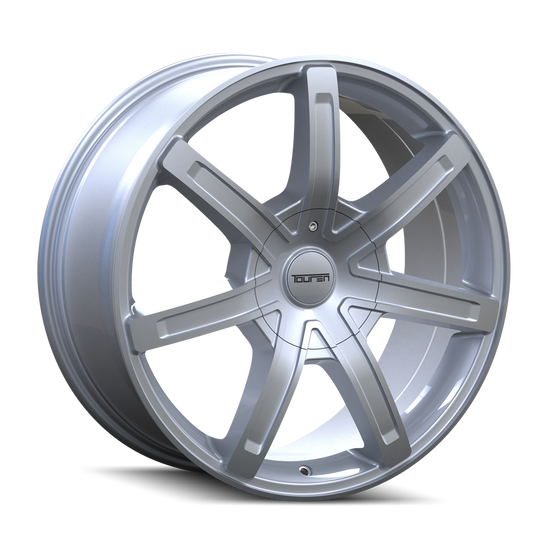 3265-7790S - Touren TR65 17X7.5 6X120 / 6X132 ET 30mm Gloss Silver - Touren Wheels Canada