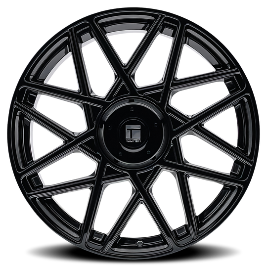 3266-7814GB35 - Touren TR66 17X8 5X108 / 5X114.3 ET 35mm Gloss Black - Touren Wheels Canada