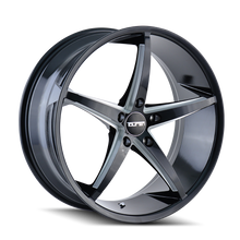 Load image into Gallery viewer, 3270-7745B - Touren TR70 17X7.5 5X112 /  ET 40mm Gloss Black Milled - Touren Wheels Canada