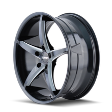 Load image into Gallery viewer, 3270-2165B40 - Touren TR70 20X10 5X114.3 /  ET 40mm Black and Milled - Touren Wheels Canada