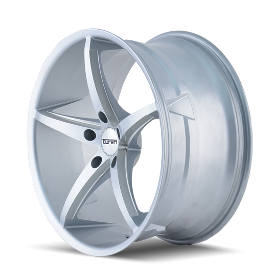 3270-2112S20 - Touren TR70 20X10 5X120 /  ET 20mm Gloss Silver Milled - Touren Wheels Canada