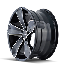 Charger l'image dans la galerie, 3271-2845B30 - Touren TR71 20X8.5 5X112 /  ET 30mm Gloss Black and Machined - Touren Wheels Canada