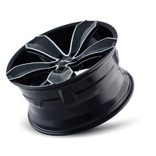 Charger l'image dans la galerie, 3271-2845B30 - Touren TR71 20X8.5 5X112 /  ET 30mm Gloss Black and Machined - Touren Wheels Canada