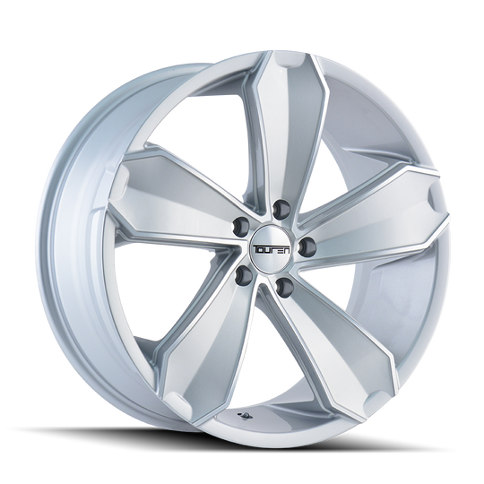 3271-8845S35 - Touren TR71 18X8 5X112 /  ET 35mm Gloss Black and Machined - Touren Wheels Canada