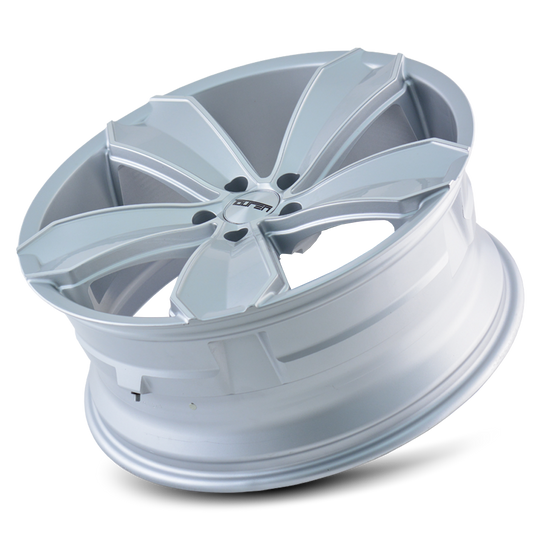 3271-8845S35 - Touren TR71 18X8 5X112 /  ET 35mm Gloss Black and Machined - Touren Wheels Canada