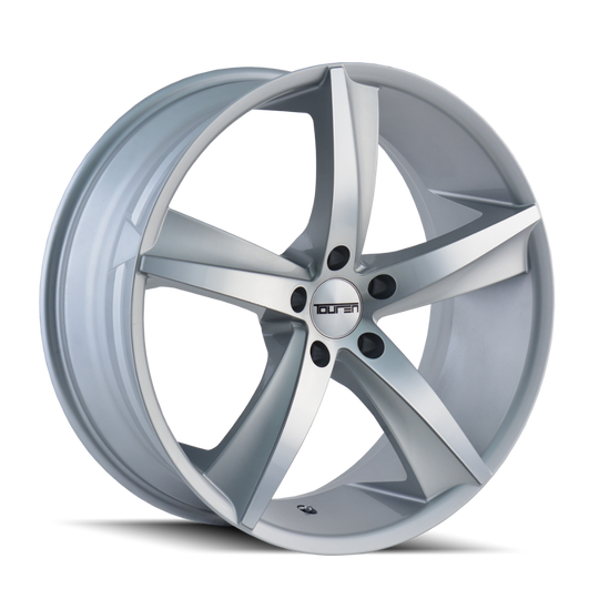 3272-2112S20 - Touren TR72 20X10 5X120 /  ET 20mm Gloss Silver Machined - Touren Wheels Canada