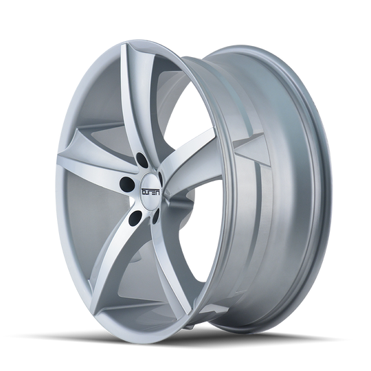 3272-8845S35 - Touren TR72 18X8 5X112 /  ET 35mm Gloss Silver Machined - Touren Wheels Canada