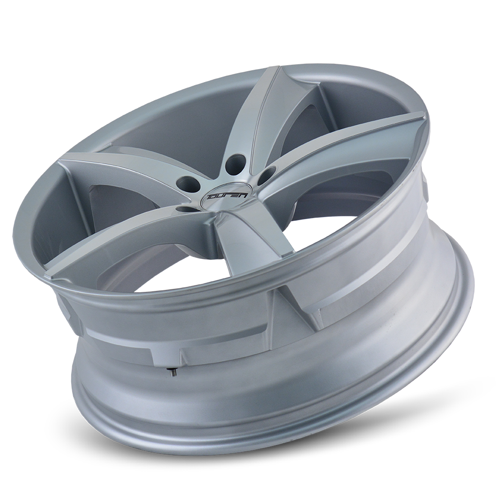 3272-2812S30 - Touren TR72 20X8.5 5X120 30mm Gloss Silver And Machined Face - Touren Wheels Canada