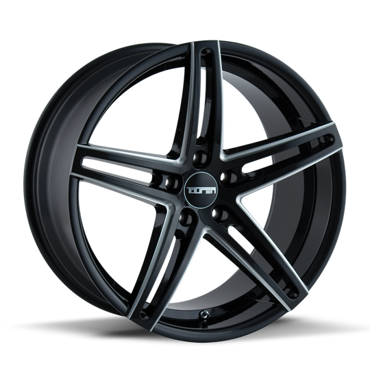 3273-2112B20 - Touren TR73 20X10 5X120 /  ET 20mm Black and Milled - Touren Wheels Canada