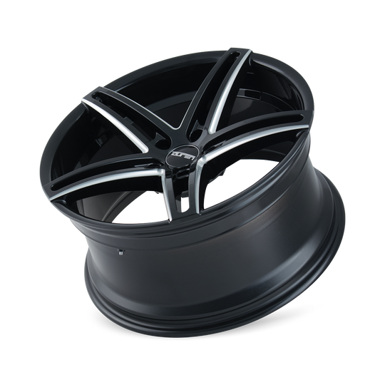 3273-2165B40 - Touren TR73 20X10 5X114.3 /  ET 40mm Black and Milled - Touren Wheels Canada