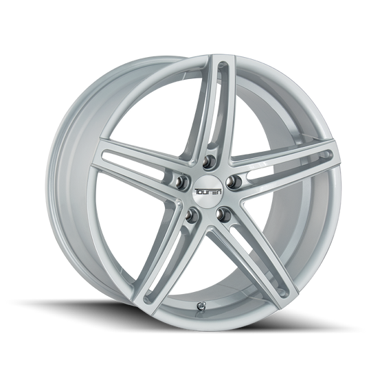 3273-2145S40 - Touren TR73 20X10 5X112 /  ET 40mm Gloss Silver Milled - Touren Wheels Canada