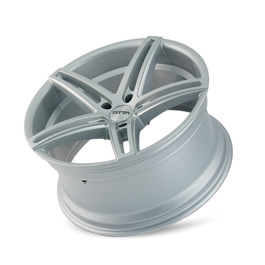 3273-2831S35 - Touren TR73 20X8.5 5X108 /  ET 35mm Gloss Silver Milled - Touren Wheels Canada