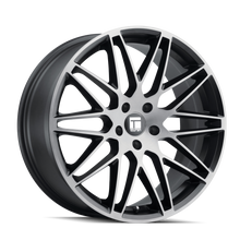 Load image into Gallery viewer, 3275-8831TM40 - Touren TR75 18X8 5X108 /  ET 40mm Matte Black Brushed with Dark - Touren Wheels Canada