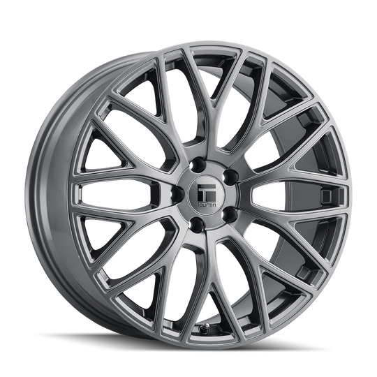 3276-7812G35 - Touren TR76 17X8 5X120 /  ET 35mm Gloss Graphite - Touren Wheels Canada