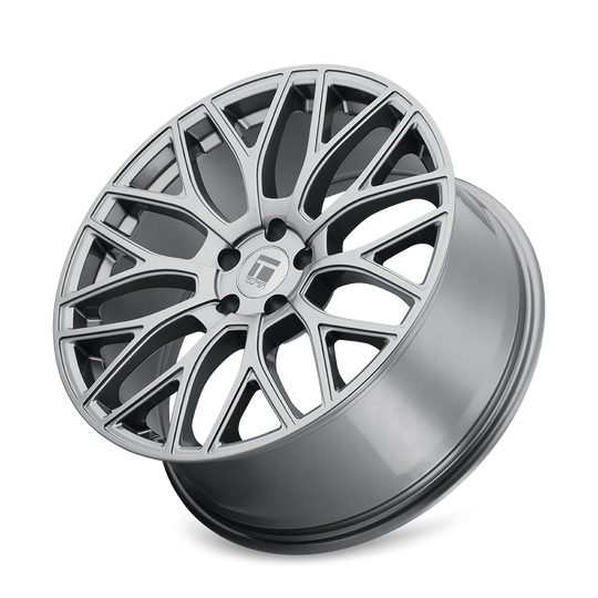 3276-2845G35 - Touren TR76 20X8.5 5X112 /  ET 35mm Gloss Graphite - Touren Wheels Canada