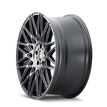 Load image into Gallery viewer, 3278-8831TM40 - Touren TR78 18X8 5X108 /  ET 40mm Matte Black Brushed with Dark - Touren Wheels Canada