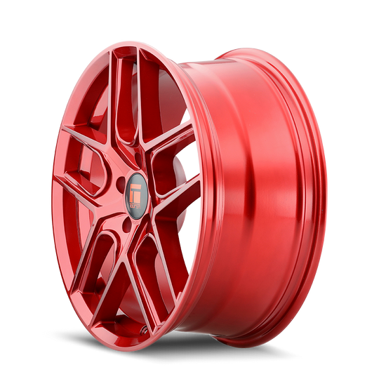 3279-8845R35 - Touren TR79 18X8 5X112 /  ET 35mm Gloss Crimson Candy Red - Touren Wheels Canada