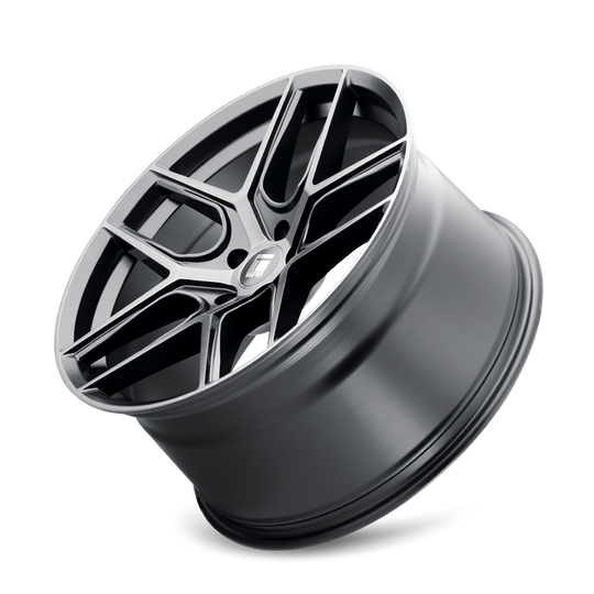 3279-8912TM40 - Touren TR79 18X9.5 5X120 /  ET 40mm Matte Black Brushed with Dark - Touren Wheels Canada