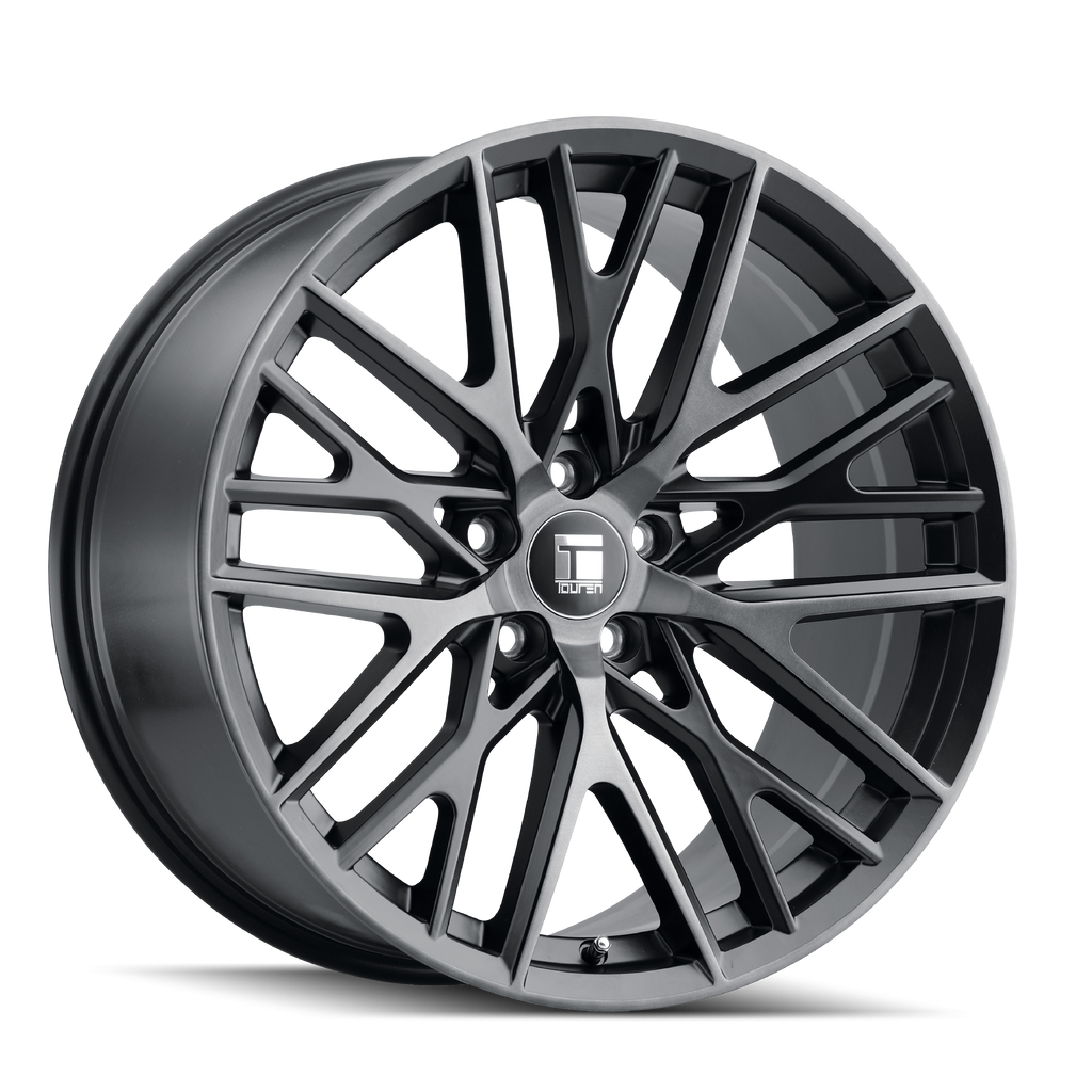 3291-2112TM35 - Touren TR91 20X10.5 5X120 35mm Brushed Matte Black With Dark Tint - Touren Wheels Canada