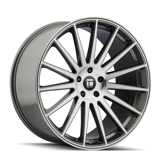 3292-7831GT35 - Touren TR92 17X8 5X108 /  ET 35mm Gloss Graphite Machined - Touren Wheels Canada