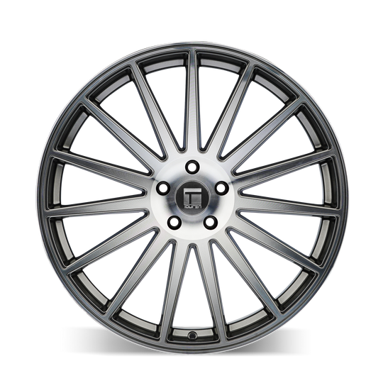 3292-22945GT32 - Touren TR92 22X9 5X112 /  ET 32mm Gloss Graphite Machined - Touren Wheels Canada