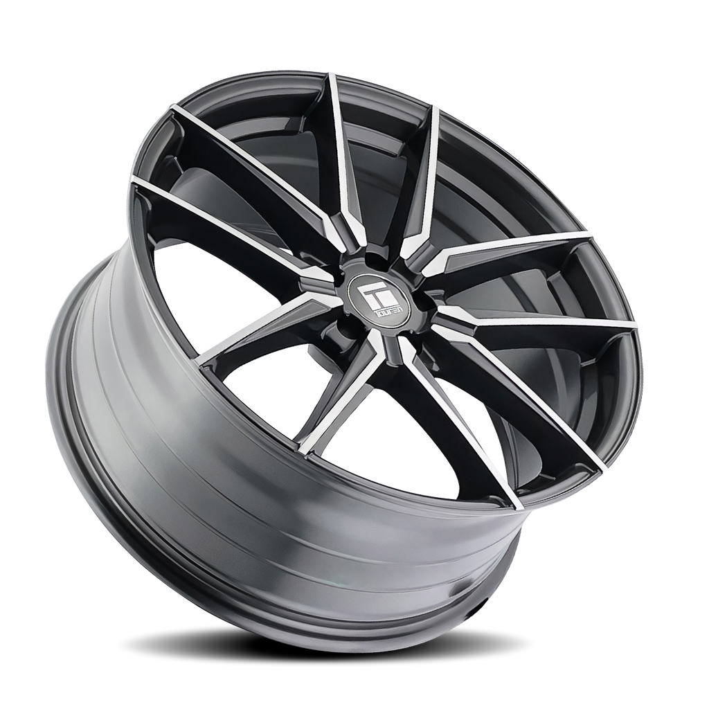 3294-2945TG35 - Touren TR94 20X9 5X112 35mm Brushed With  Dark Graphite Window - Touren Wheels Canada