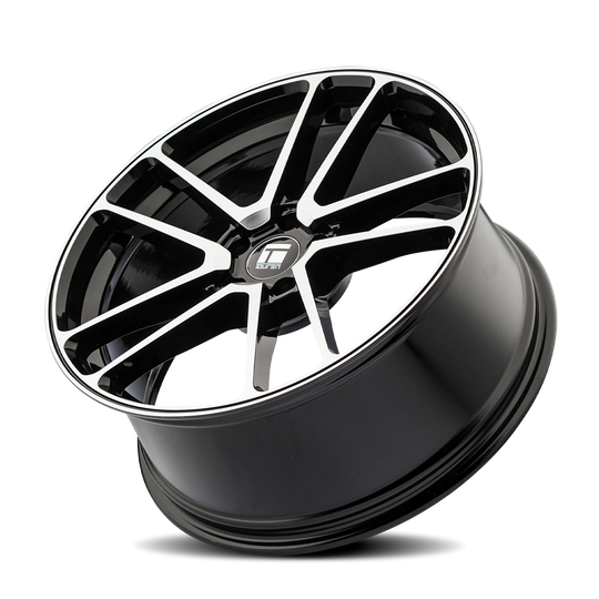 3297-2965MB35 - Touren TF97 20X9 5X114.3 /  ET 35mm Gloss Black Machined - Touren Wheels Canada