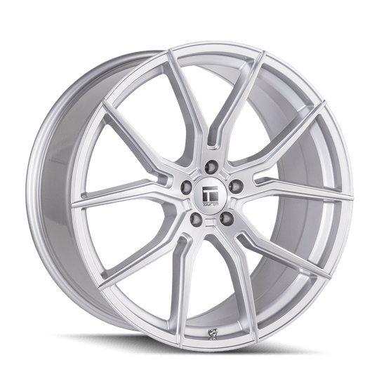 3501-2145SB40 - Touren TF01 20X10 5X112 /  ET 40mm Gloss Silver Brushed - Touren Wheels Canada