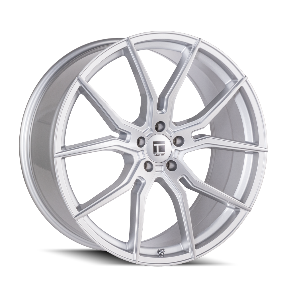 3501-7745SB40 - Touren TF01 17X7.5 5X112 40mm Brushed Silver - Touren Wheels Canada