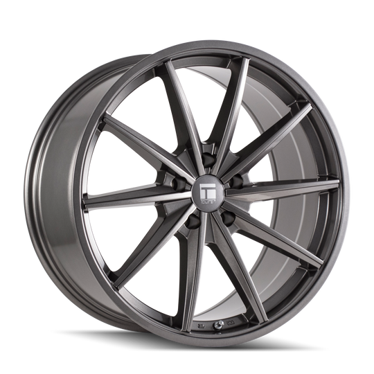3502-2965GT35 - Touren TF02 20X9 5X114.3 /  ET 35mm Gloss Graphite - Touren Wheels Canada