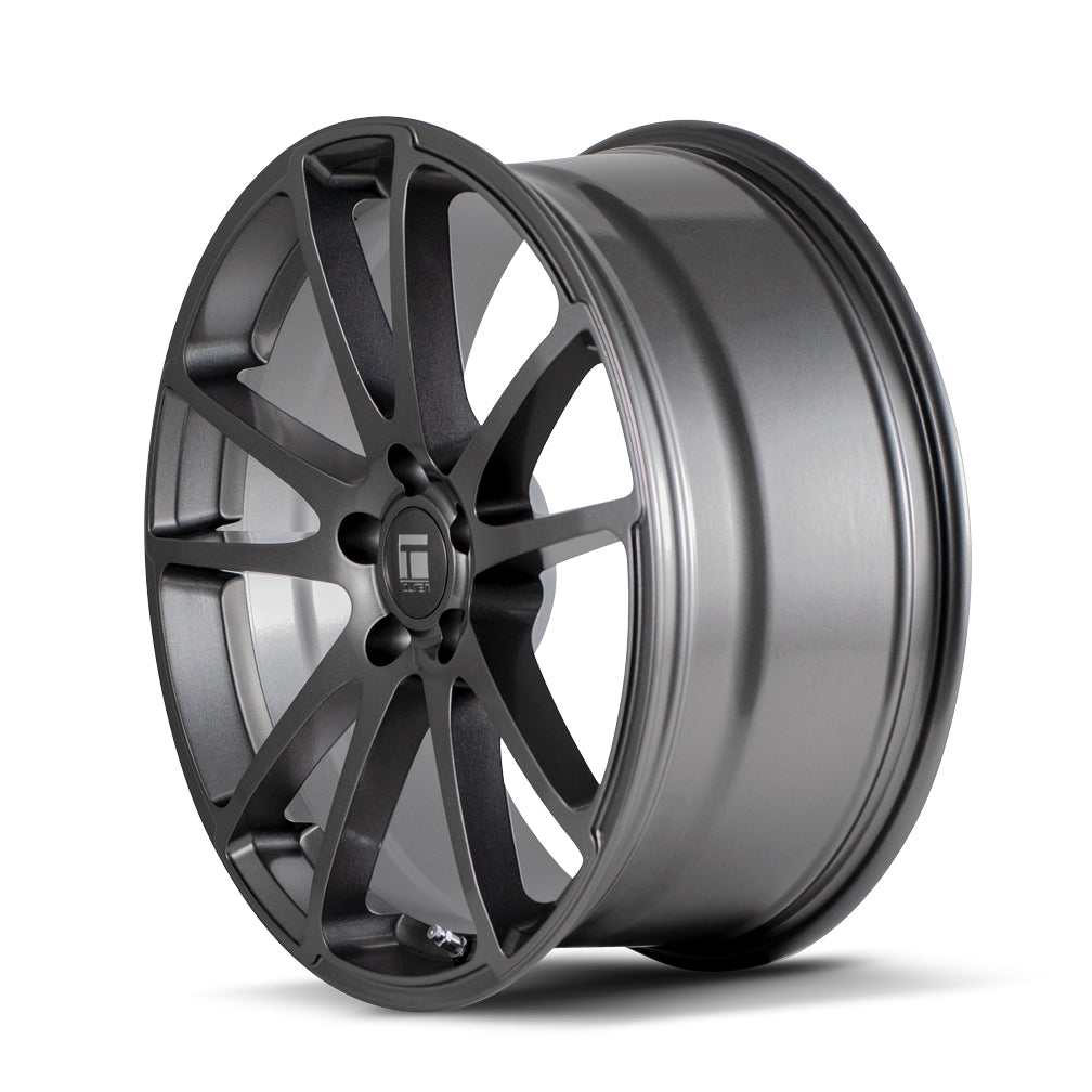 3503-7744G40 - Touren TF03 17X7.5 5X100 40mm Graphite - Touren Wheels Canada