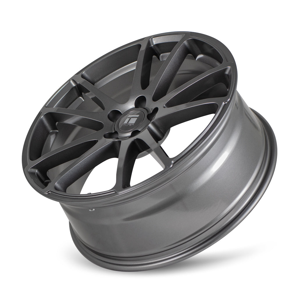 3503-7744G40 - Touren TF03 17X7.5 5X100 40mm Graphite - Touren Wheels Canada