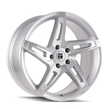 Charger l'image dans la galerie, 3504-8845SB40 - Touren TF04 18X8 5X112 /  ET 40mm Gloss Silver Brushed - Touren Wheels Canada