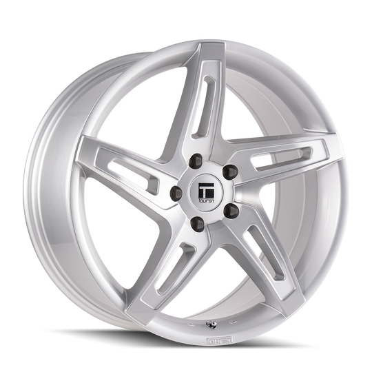 3504-8845SB40 - Touren TF04 18X8 5X112 /  ET 40mm Gloss Silver Brushed - Touren Wheels Canada