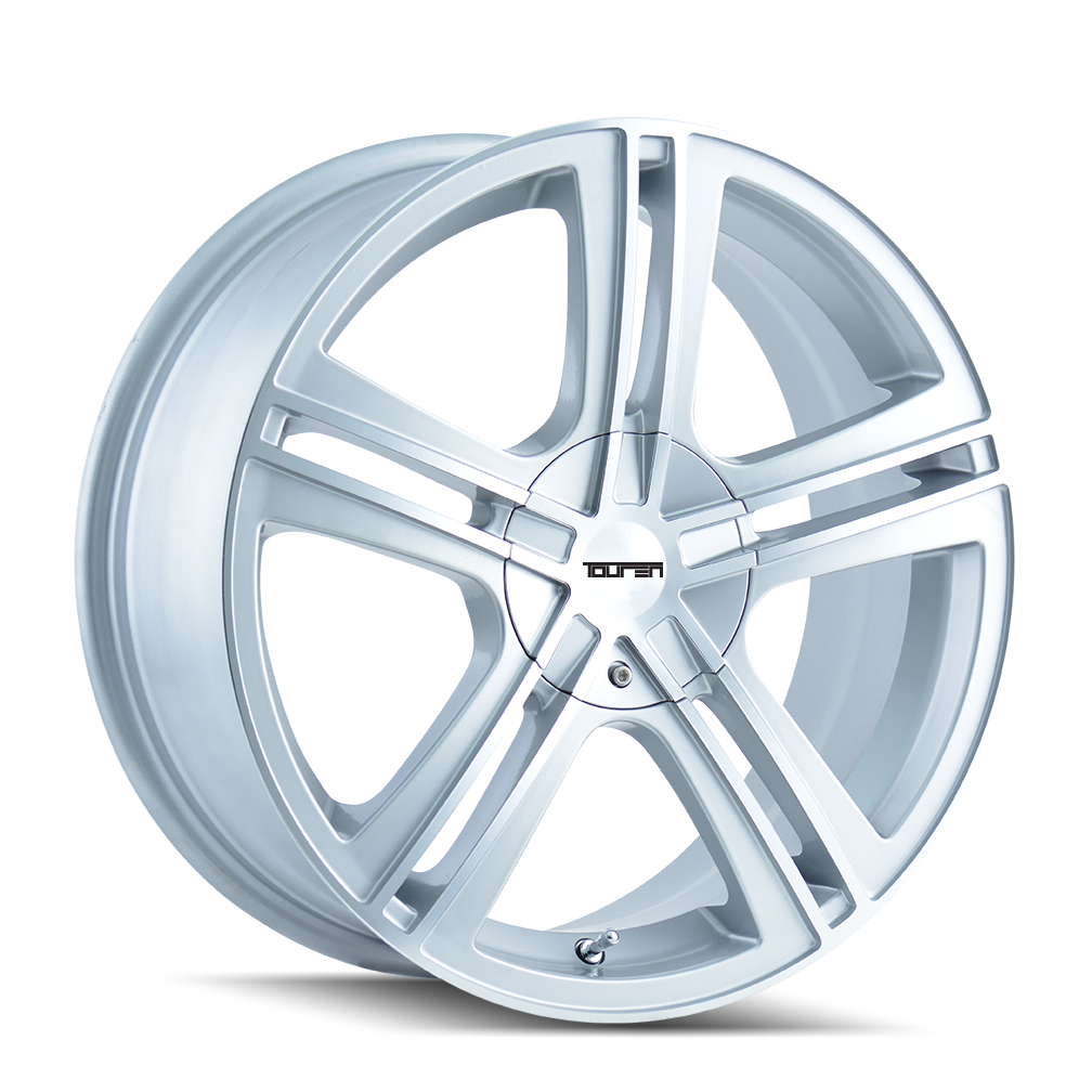 3262-6702S - Touren TR62 16X7 4X108/4X114.3 40mm Hypersilver And Machined Face With Machined Lip - Touren Wheels Canada