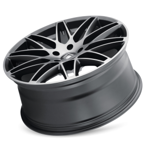 3275-2965TM35 - Touren TR75 20X9 5X114.3 35mm Brushed Matte Black With Dark Tint - Touren Wheels Canada