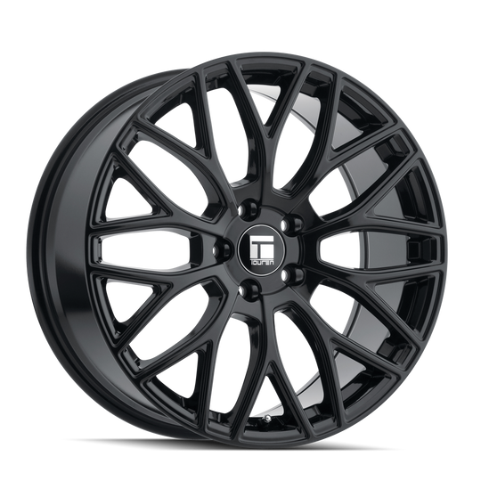 3276-8844GB35 - Touren TR76 18X8 5X100 /  ET 35mm Gloss Black - Touren Wheels Canada