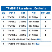 Charger l&#39;image dans la galerie, TPM9010 Standard Ignition Tire Pressure Monitoring System (TPMS) Sensor Standard Ignition Canada