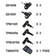 Charger l'image dans la galerie, TPM9011 Standard Ignition Tire Pressure Monitoring System (TPMS) Sensor Service Kit Standard Ignition Canada